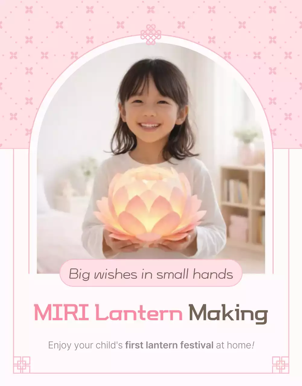 Cara Membuat Lampion Bayi Berwarna Merah Muda