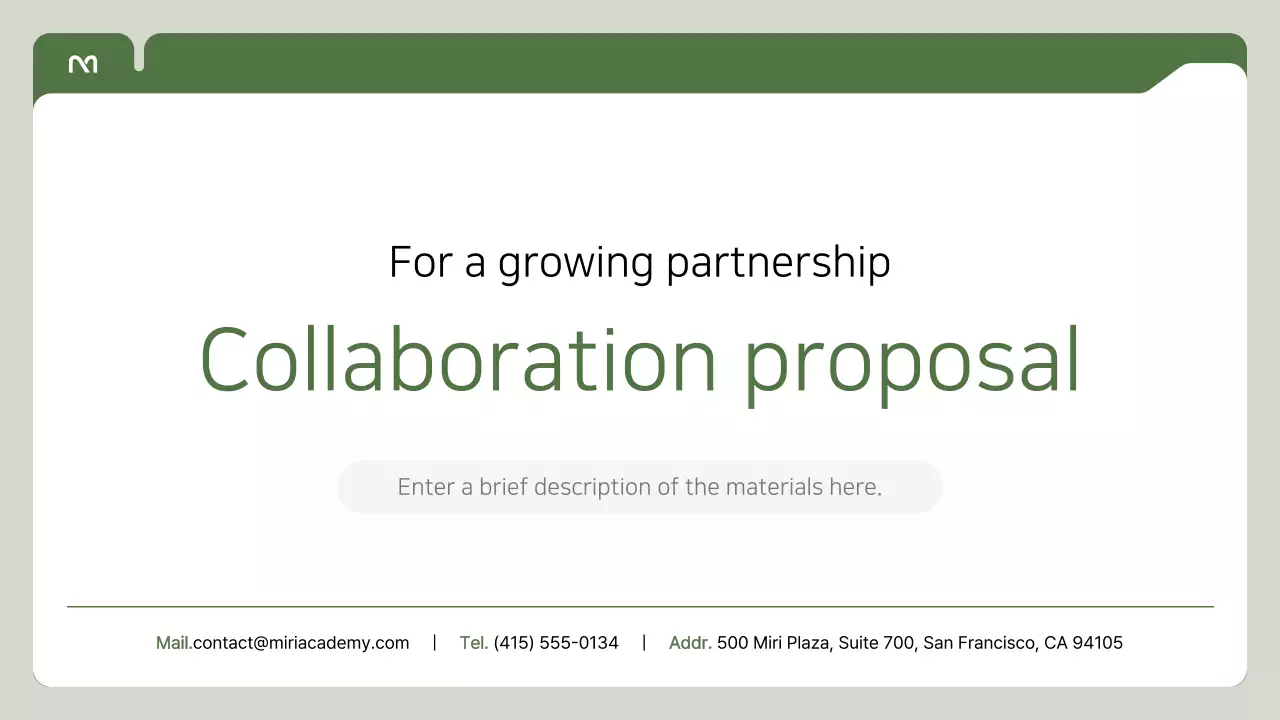 Green Simple Collaboration Proposal Guide