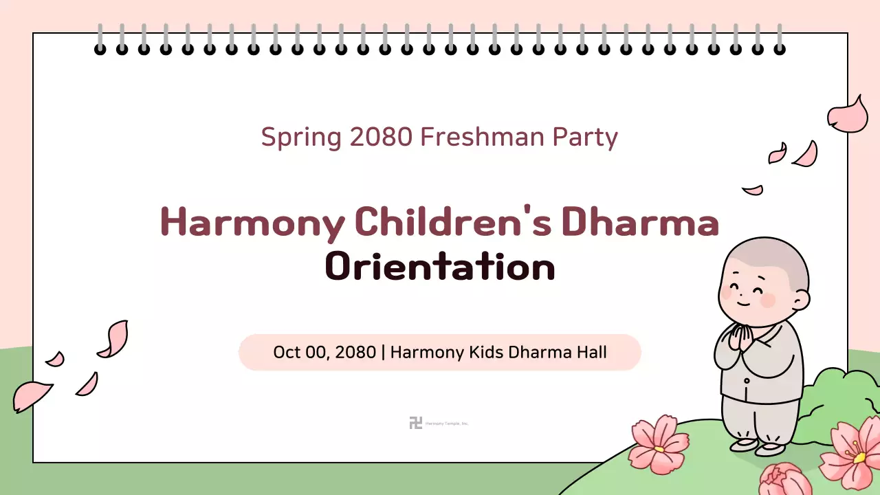 Guide to the Pink Baby Children's Dharma Service