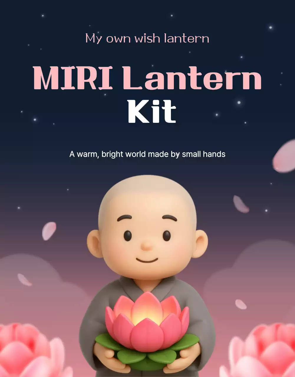 Cara Membuat Kit Lampion Minimalis Berwarna Merah Muda