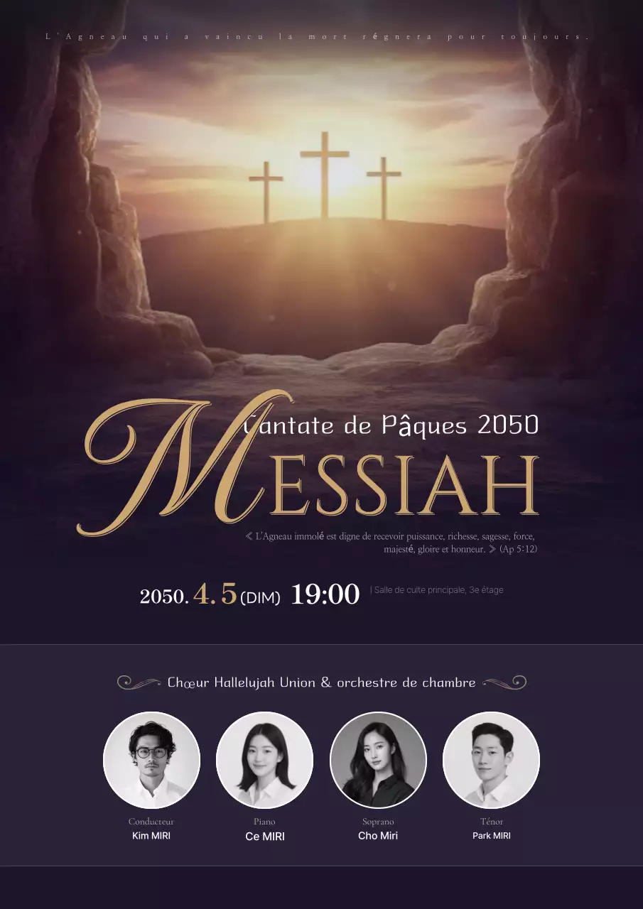 Événement de Pâques de luxe noir