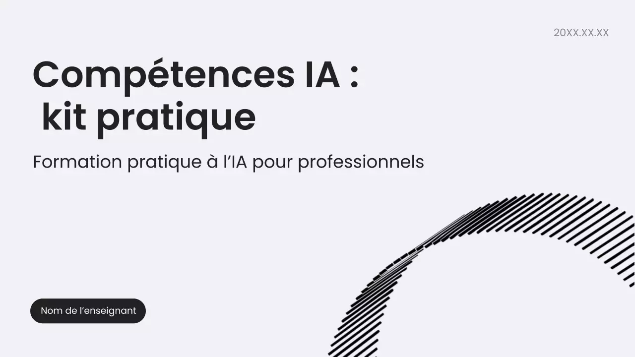 Guide de formation à l'IA moderne noire
