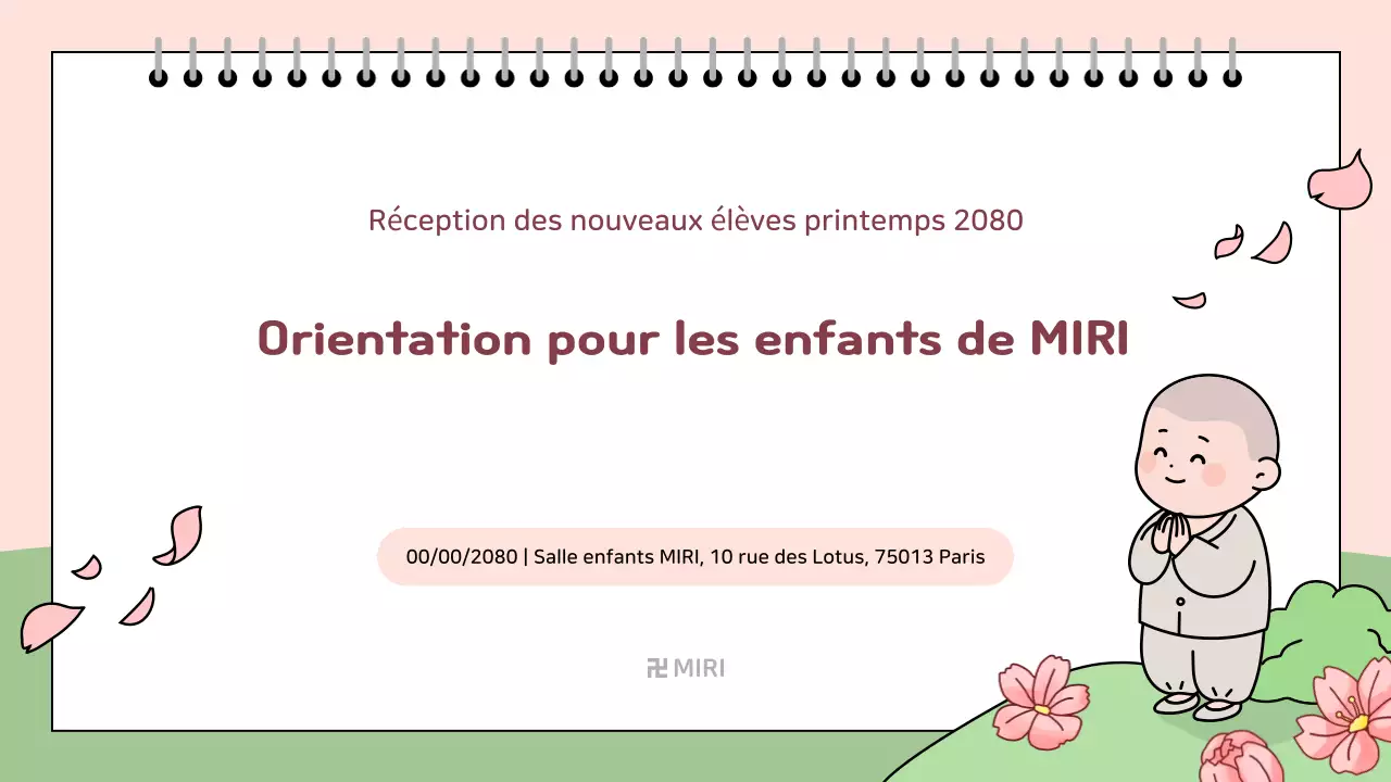 Guide du service Dharma pour enfants Pink Baby