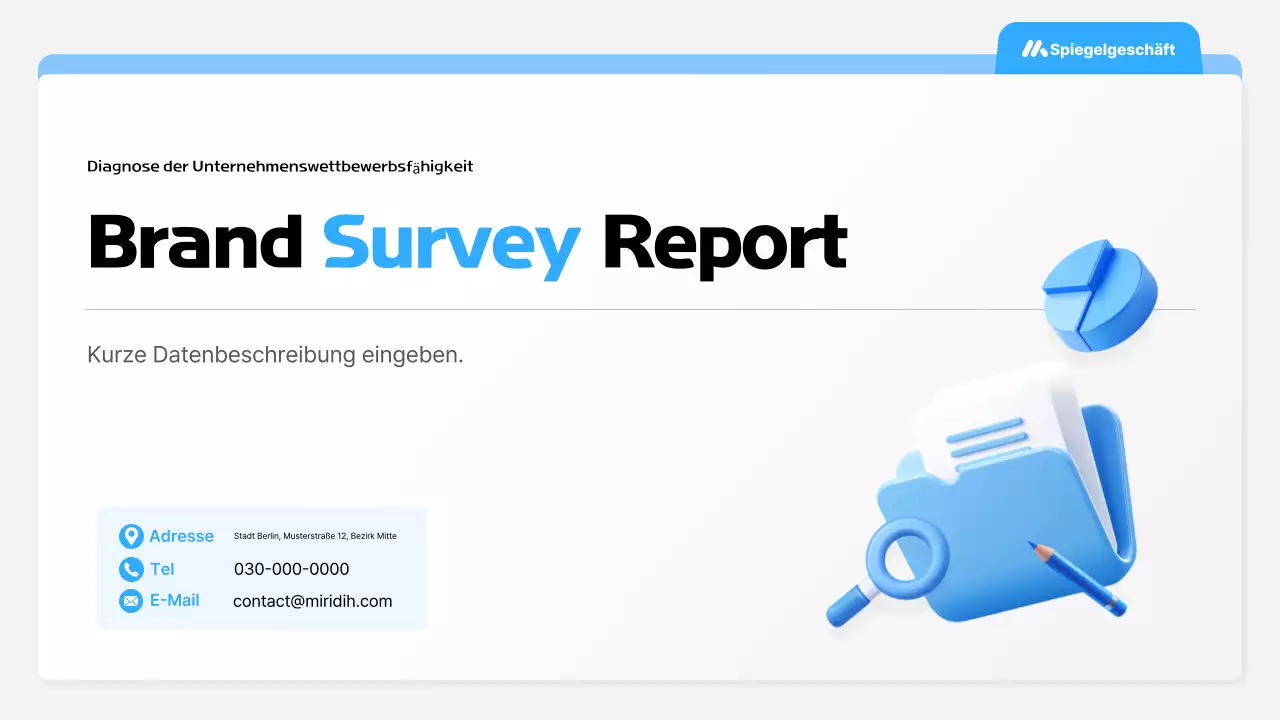 Leitfaden zum Umfragebericht der Marke Blue Clean