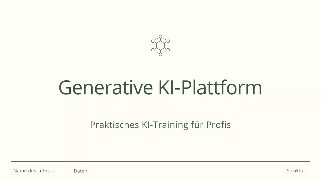 Leitfaden für minimales KI-Training (grüner Minimalismus)