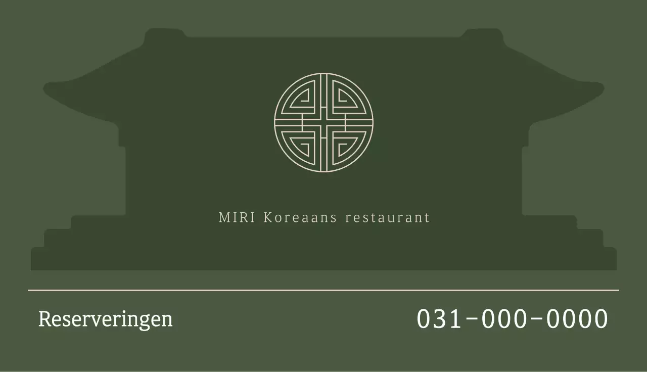 Visitekaartje van Kaki Traditioneel Restaurant