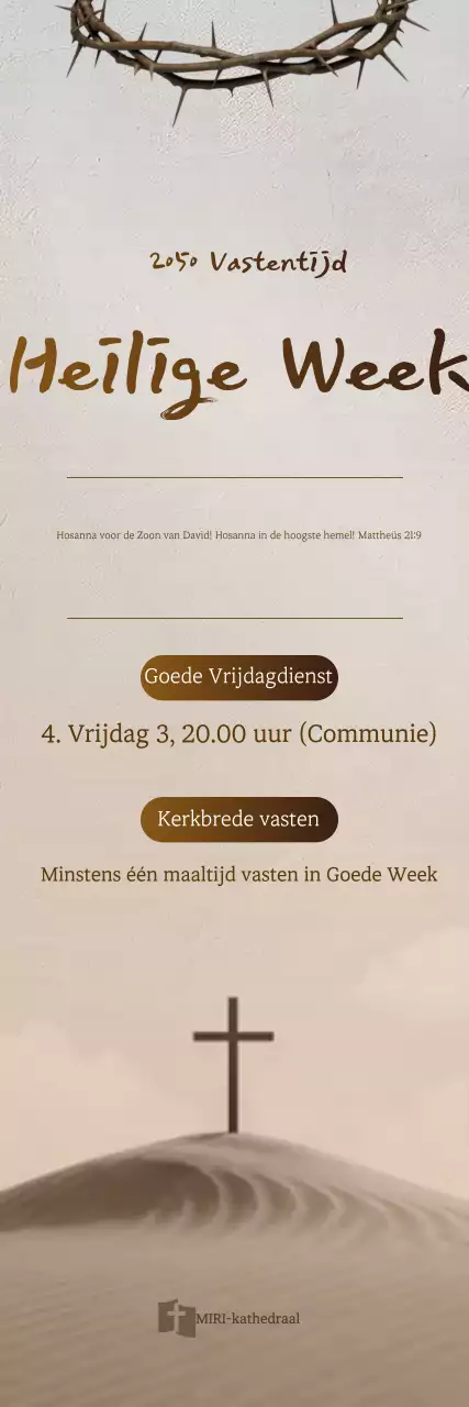 Eenvoudige gids voor de Heilige Week van Brown