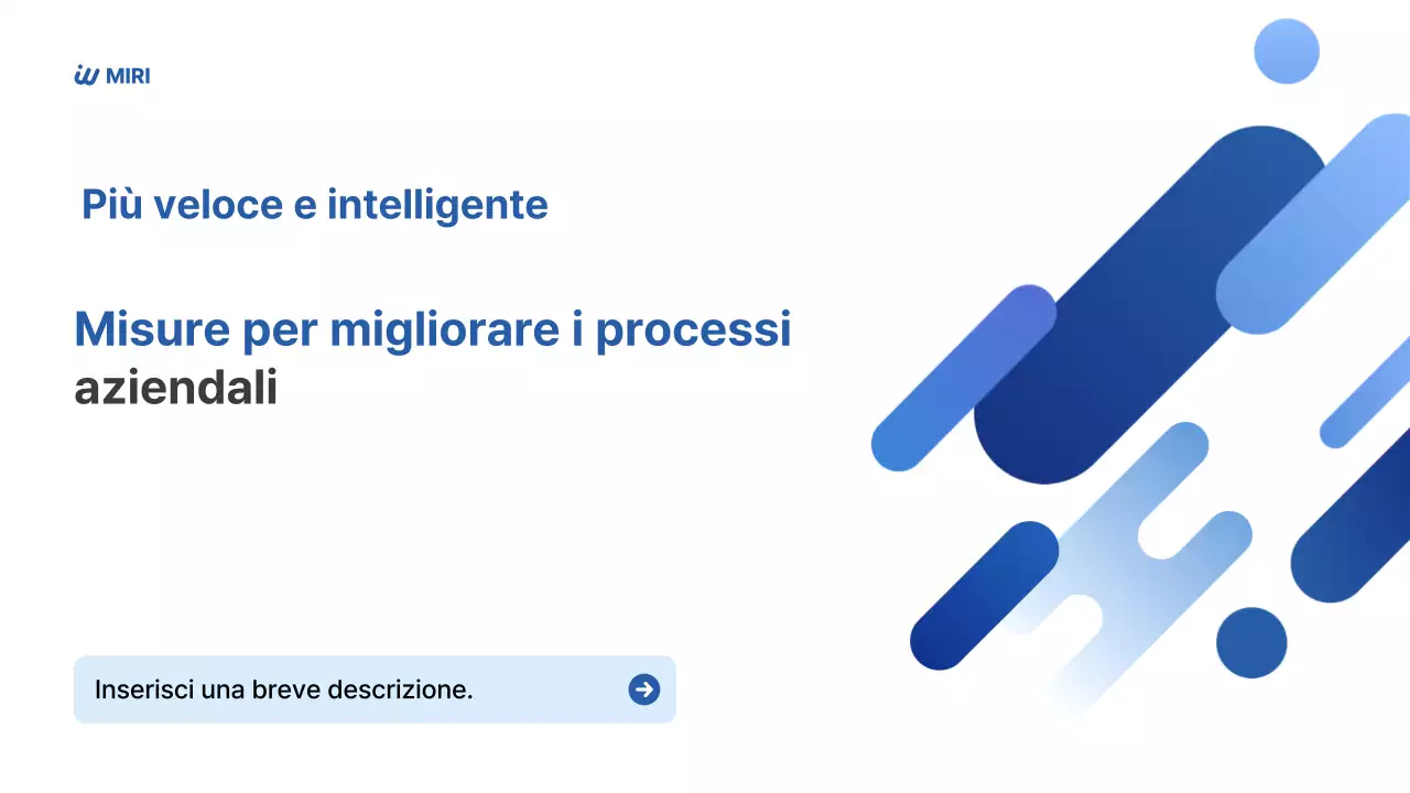 Guida alla pianificazione dei processi aziendali moderni blu