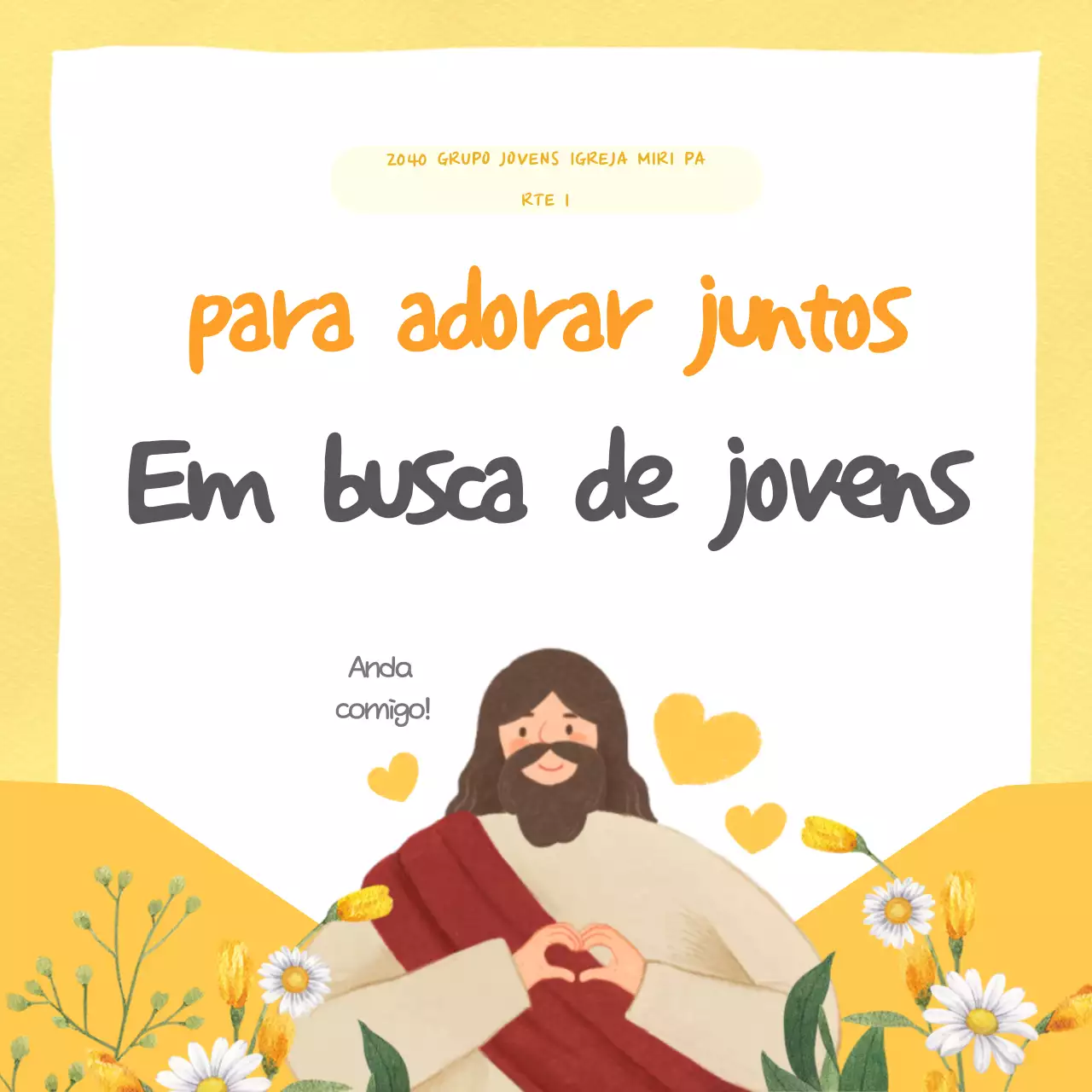 Guia de Recrutamento do Grupo Juvenil Simples Amarelo