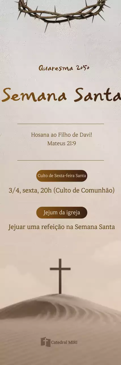 Guia Simples da Semana Santa de Brown