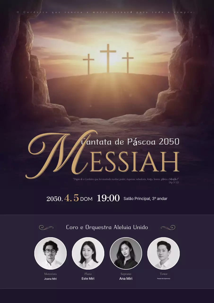 Evento de Páscoa de Luxo Preto