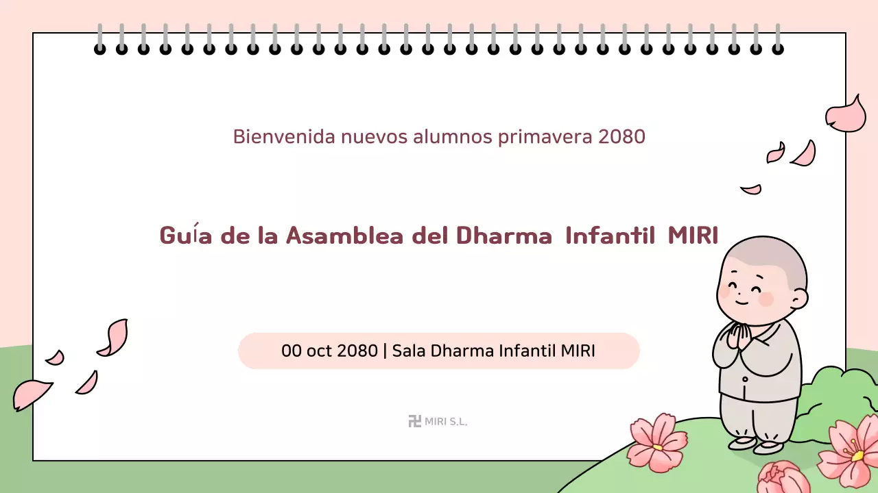 Guía del Servicio Dharma para Niños del Bebé Rosa