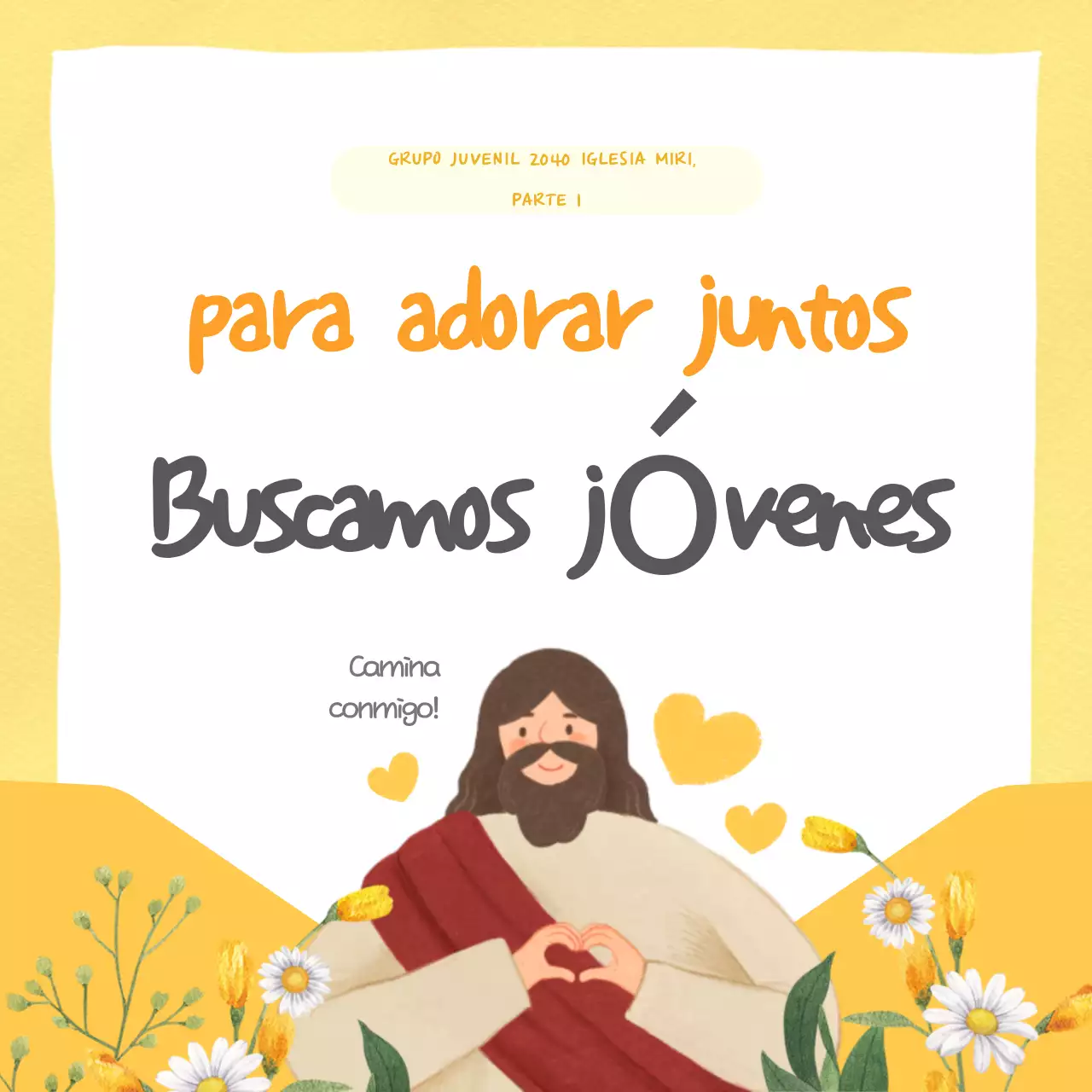 Guía de reclutamiento para grupos juveniles de Yellow Simple