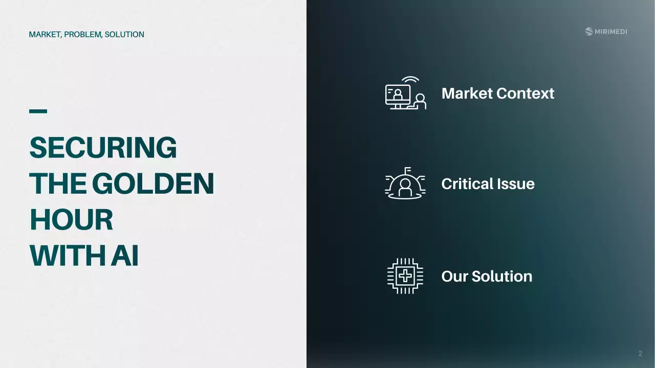 회색 심플 비즈니스 프레젠테이션 피치