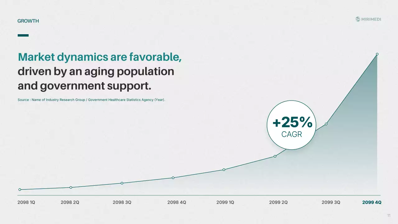 회색 심플 비즈니스 프레젠테이션 피치