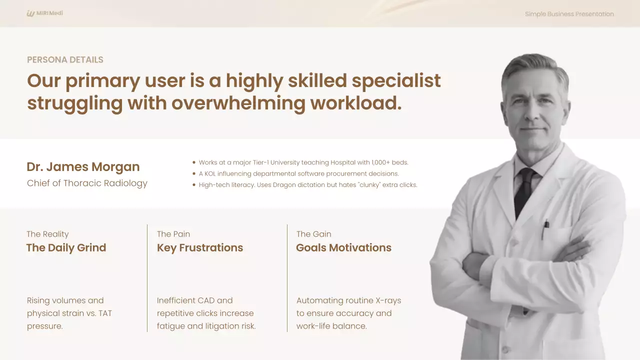 베이지 미니멀 비즈니스 계획 프레젠테이션