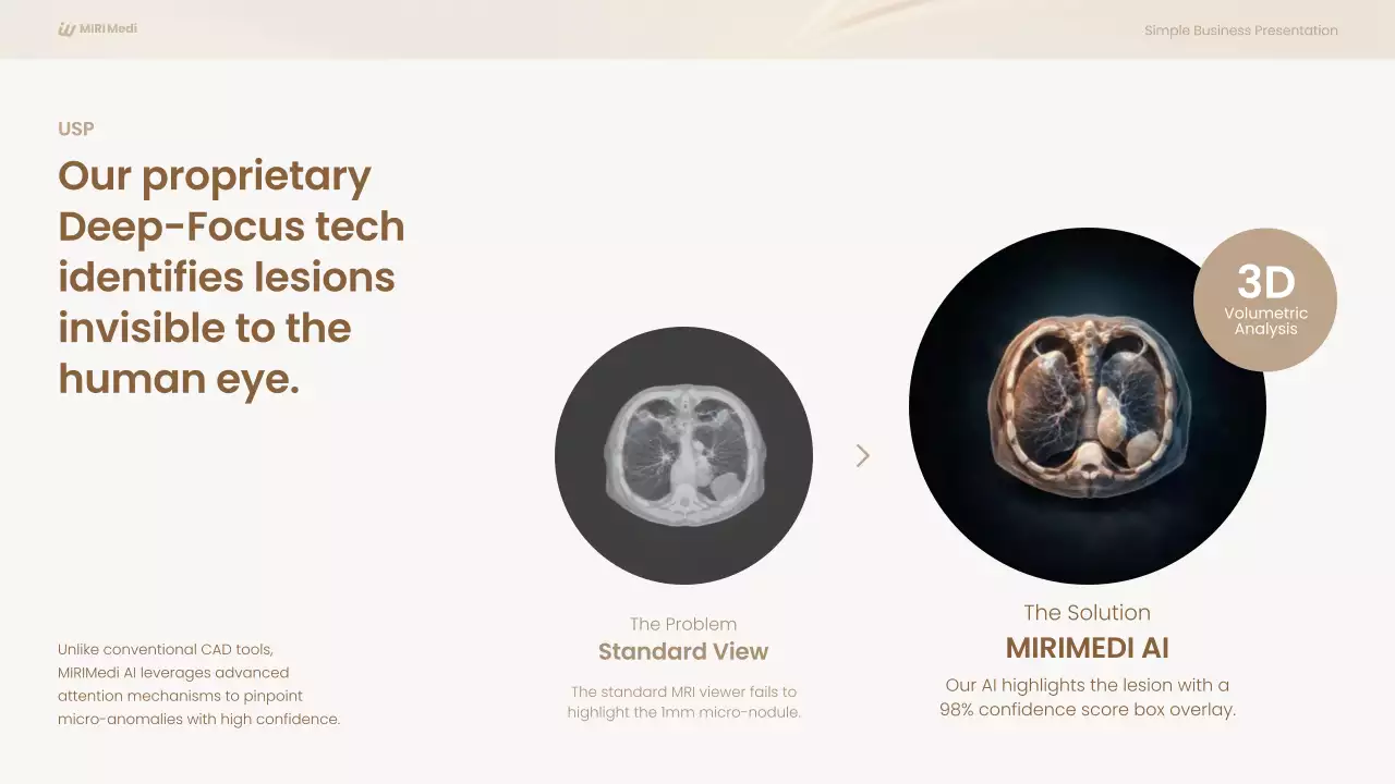 베이지 미니멀 비즈니스 계획 프레젠테이션