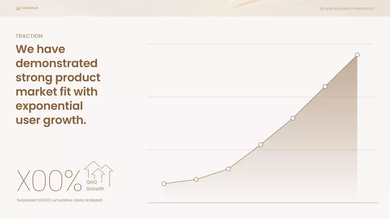 베이지 미니멀 비즈니스 계획 프레젠테이션