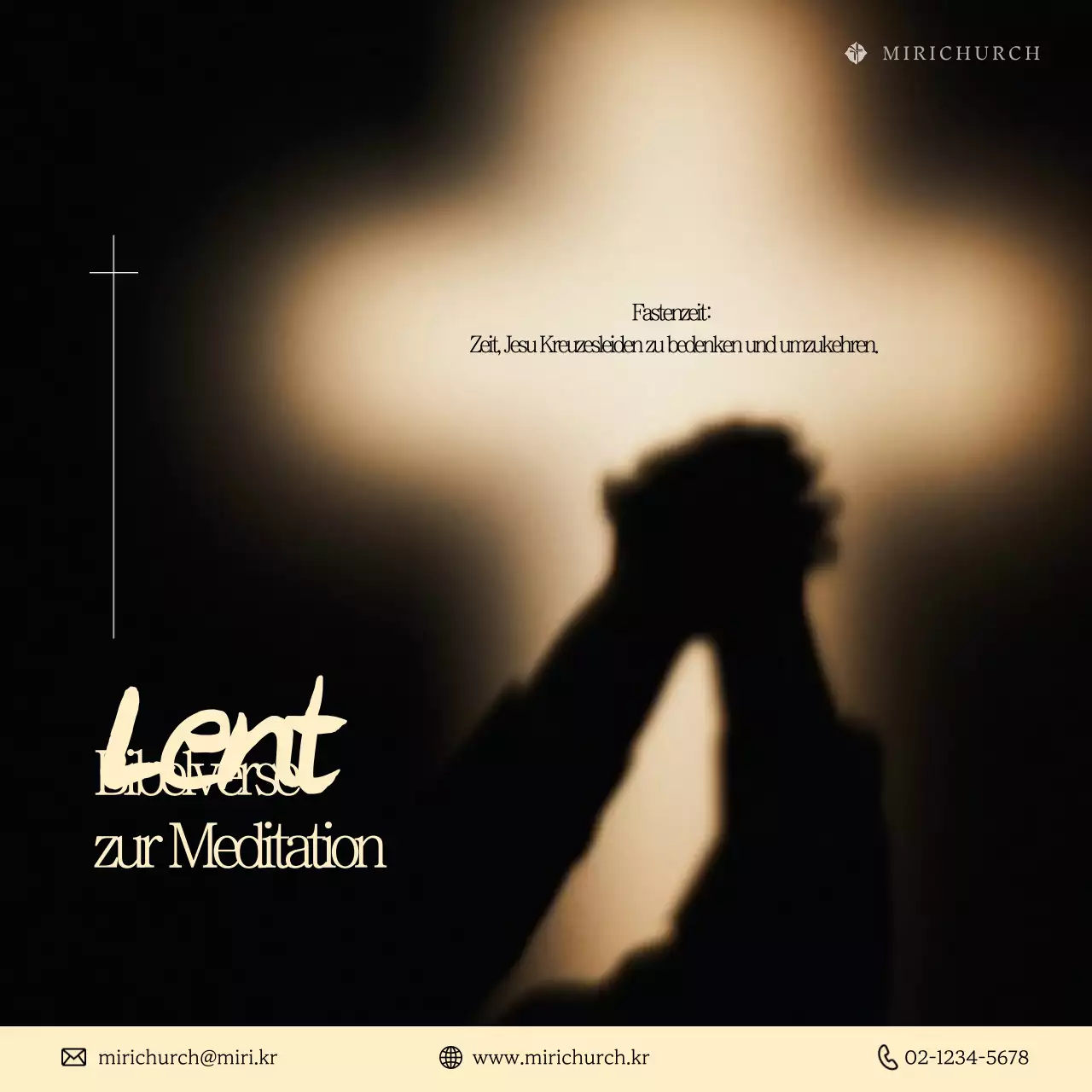 Schwarzer einfacher Fastenleitfaden