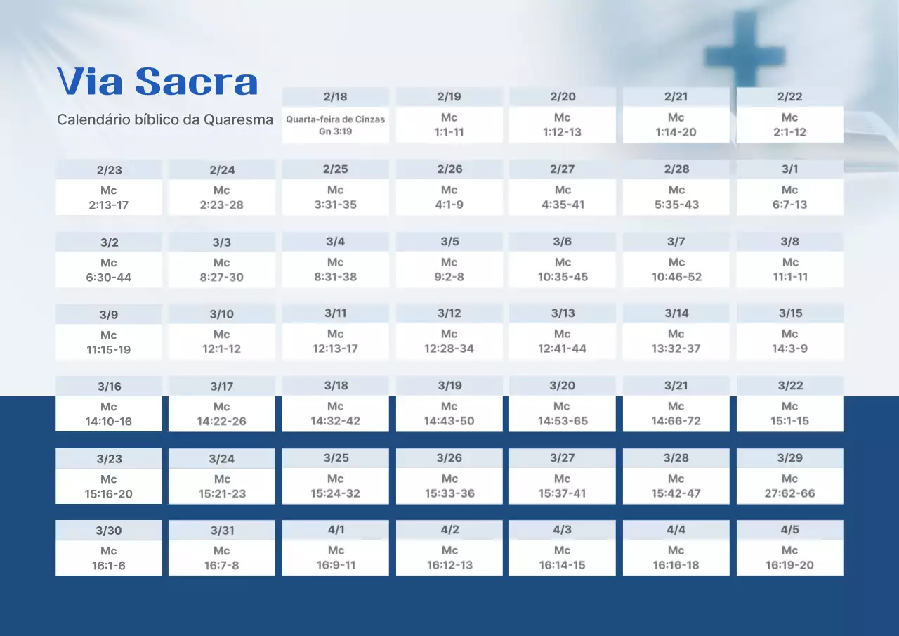 Guia de Leitura Bíblica Simples Azul