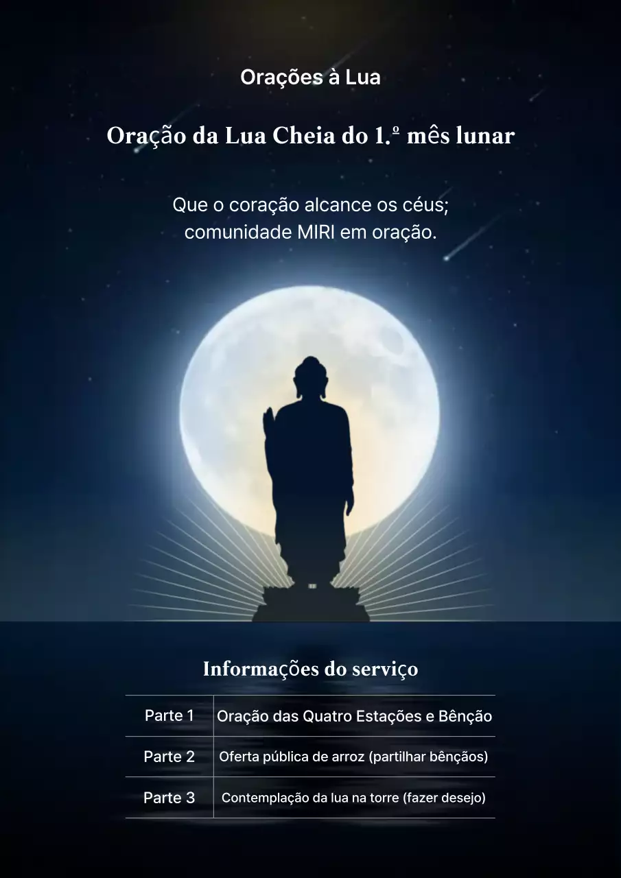 Guia de Oração Simples para a Primeira Lua Cheia Azul