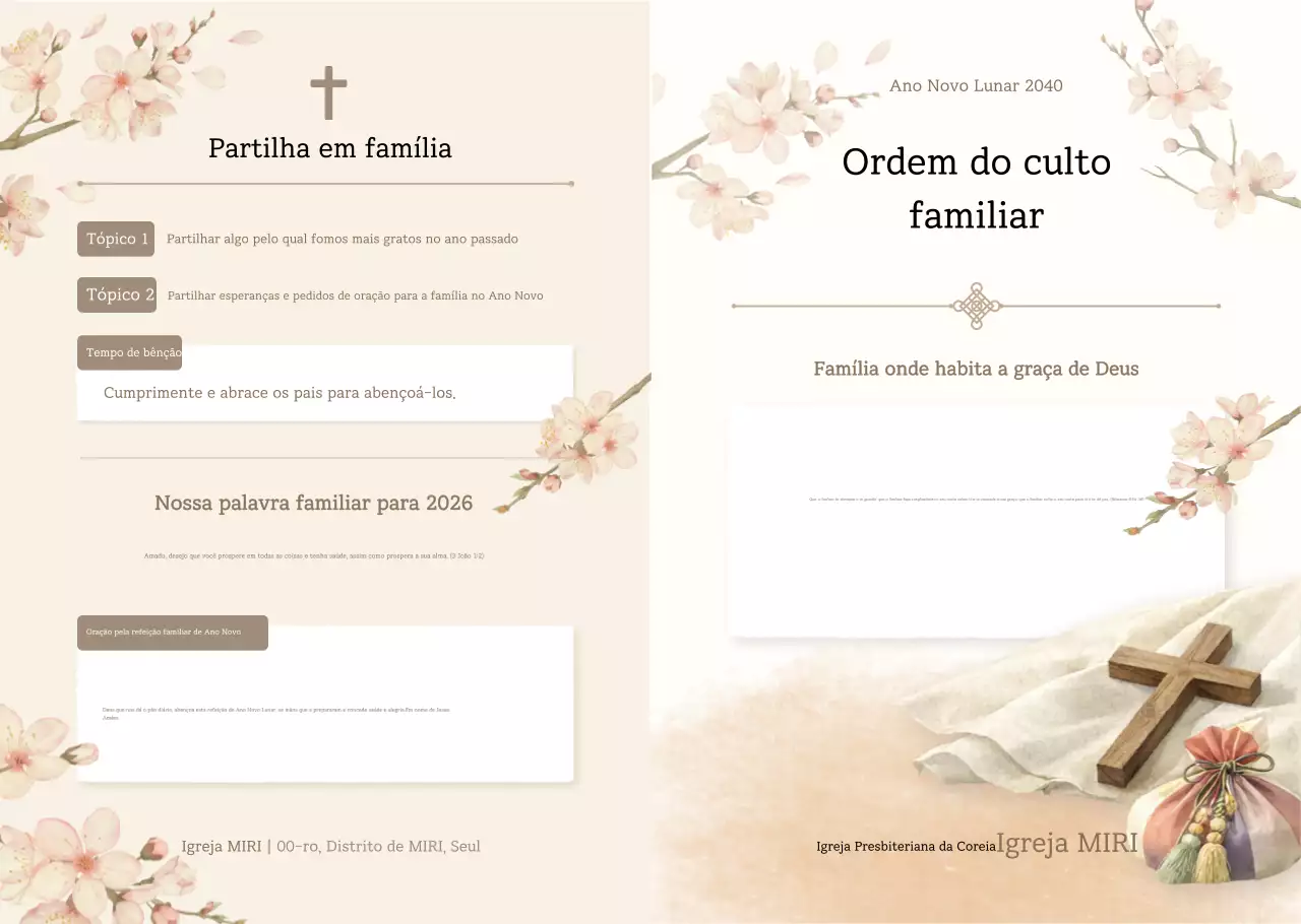 Guia de Culto Doméstico Limpo Bege