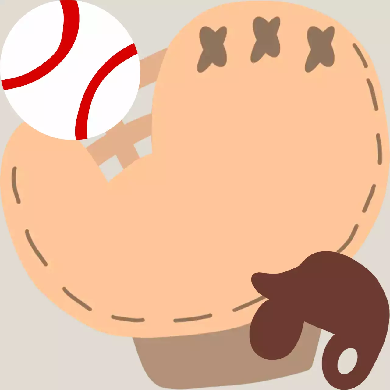 브라운 귀여운 야구 기록지