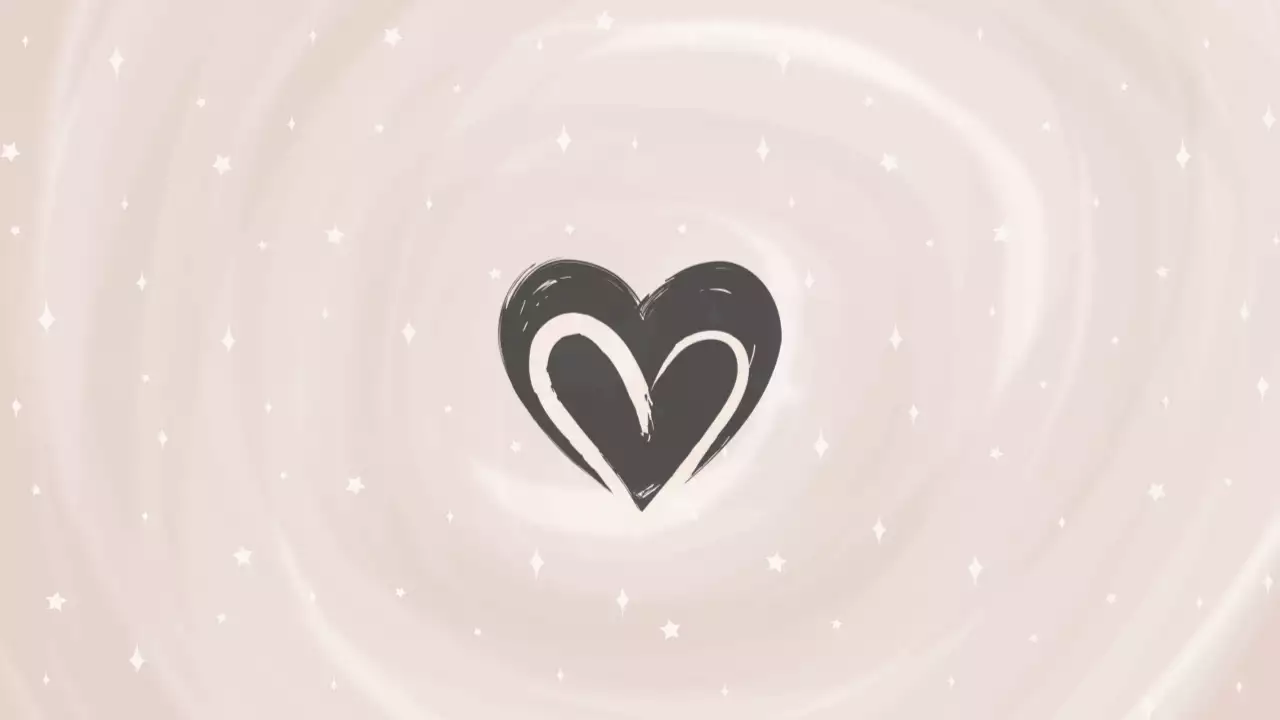 미니멀리즘 아이보리 사랑 기념 배경