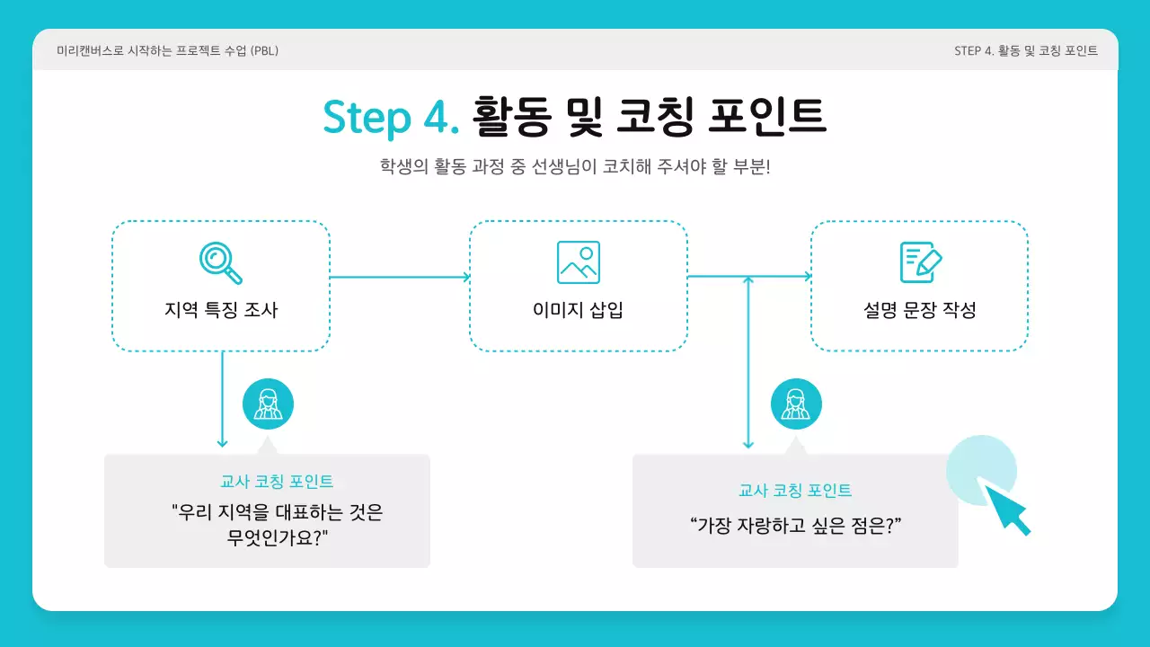 하늘색 미니멀 동시 편집 기능 안내
