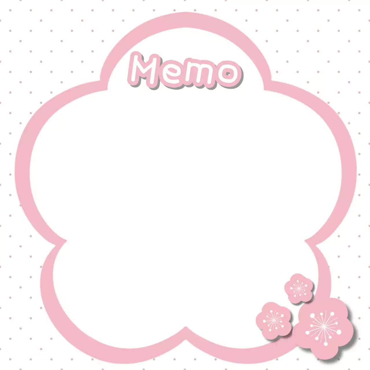 분홍색 아기자기한 메모 다꾸