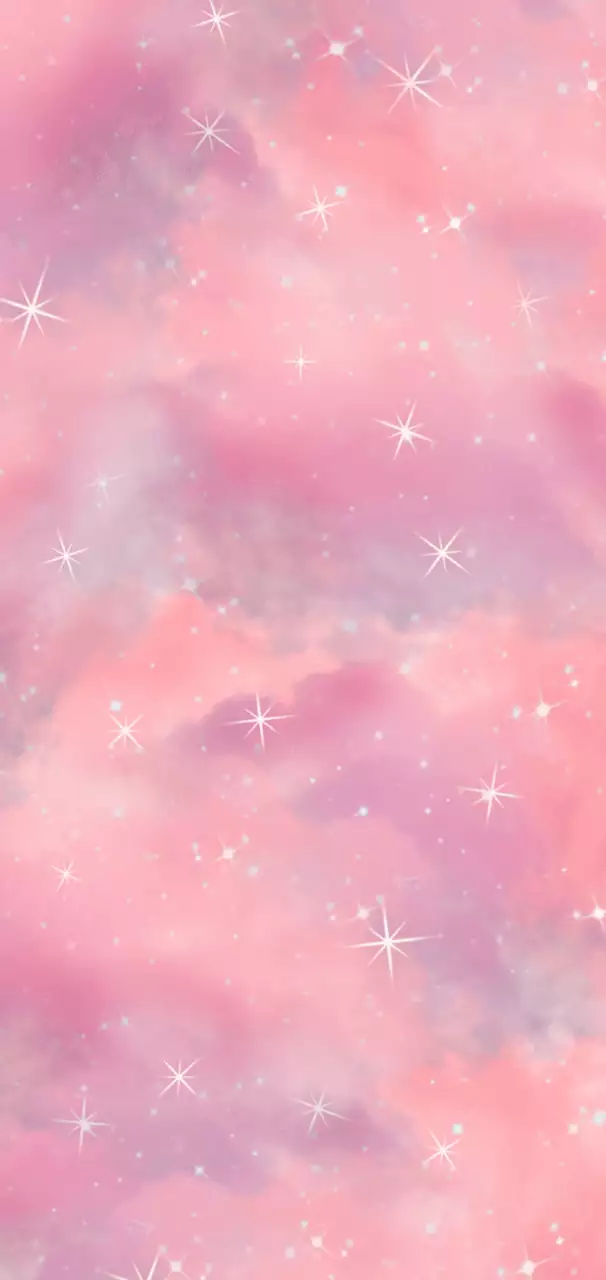 핑크 아기자기한 배경 포토프레임