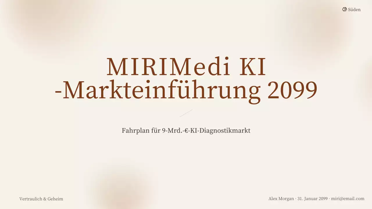 beige classic AI diagnostics business plan