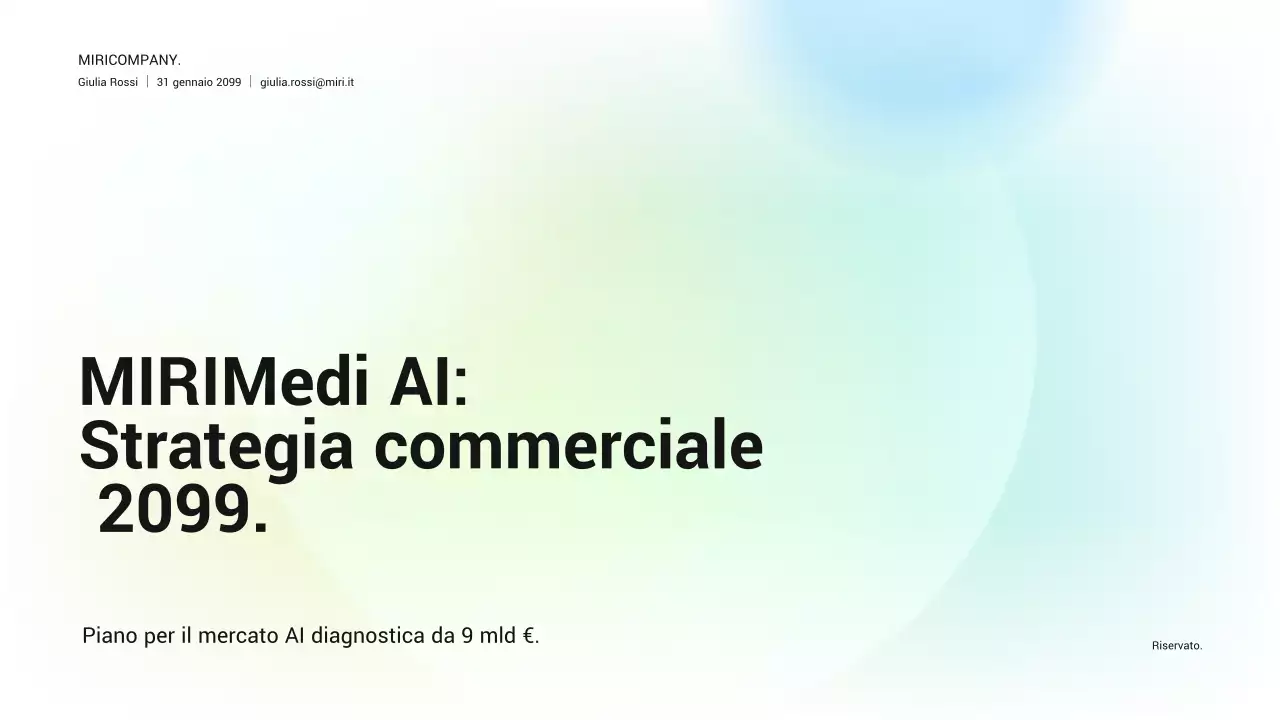 attività di diagnostica AI blu pulita