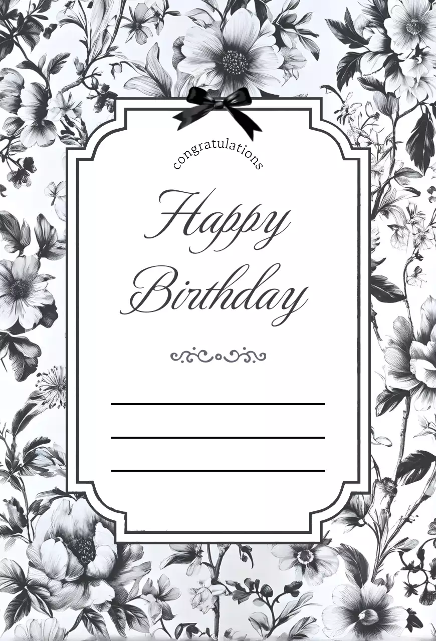 tiệc sinh nhật trang nhã màu đen