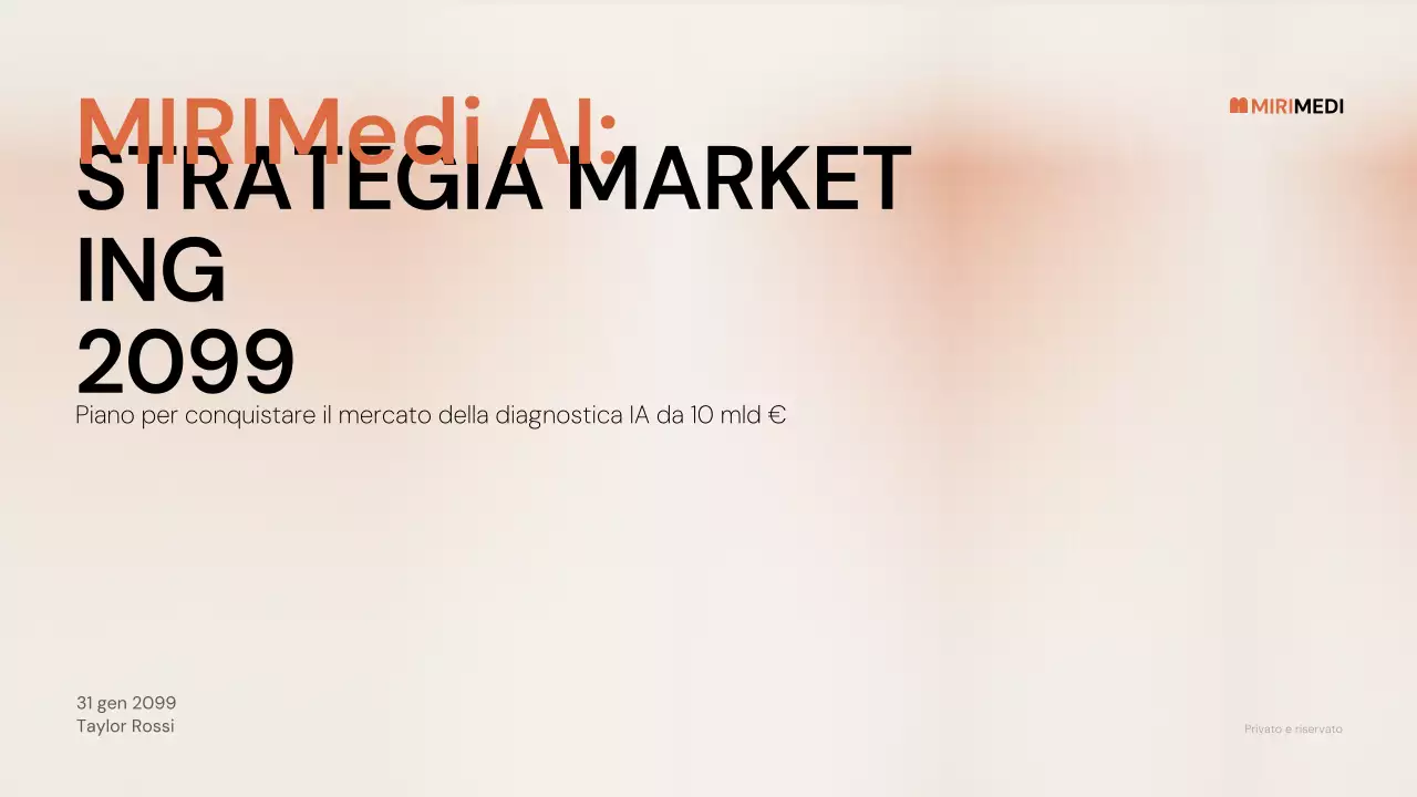 Presentazione della strategia Orange Professional GTM