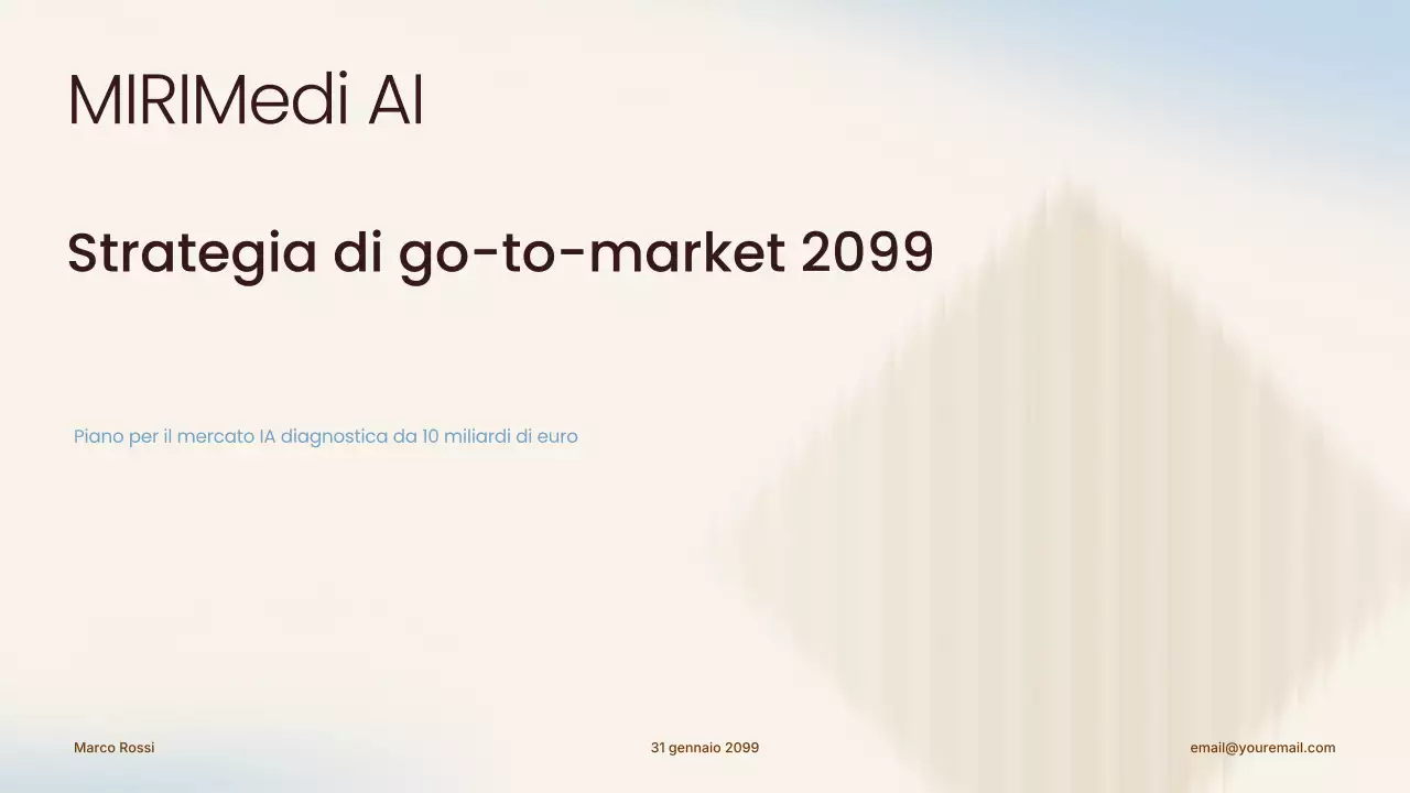 Presentazione del prodotto Beige Modern AI