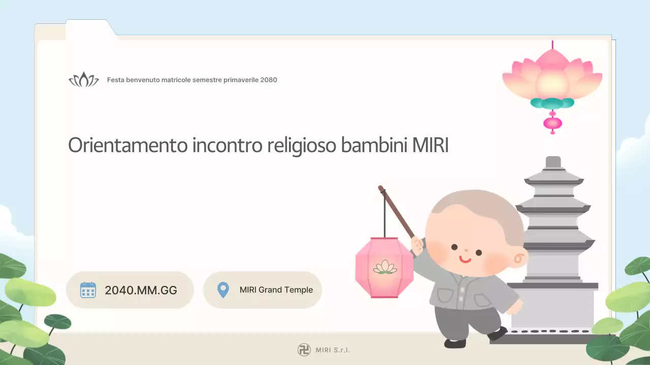 Una guida al servizio di Dharma per bambini buddisti Sky Blue