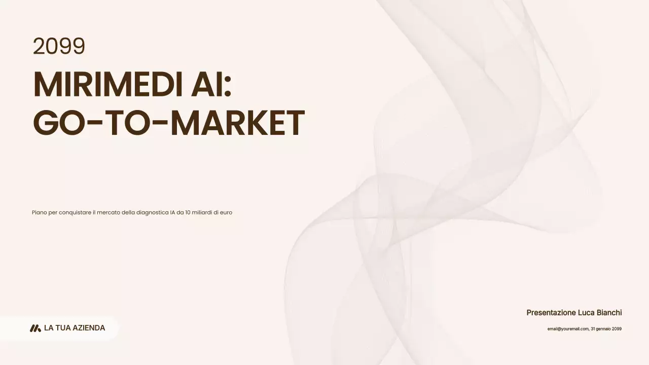 Presentazione aziendale Beige Modern AI