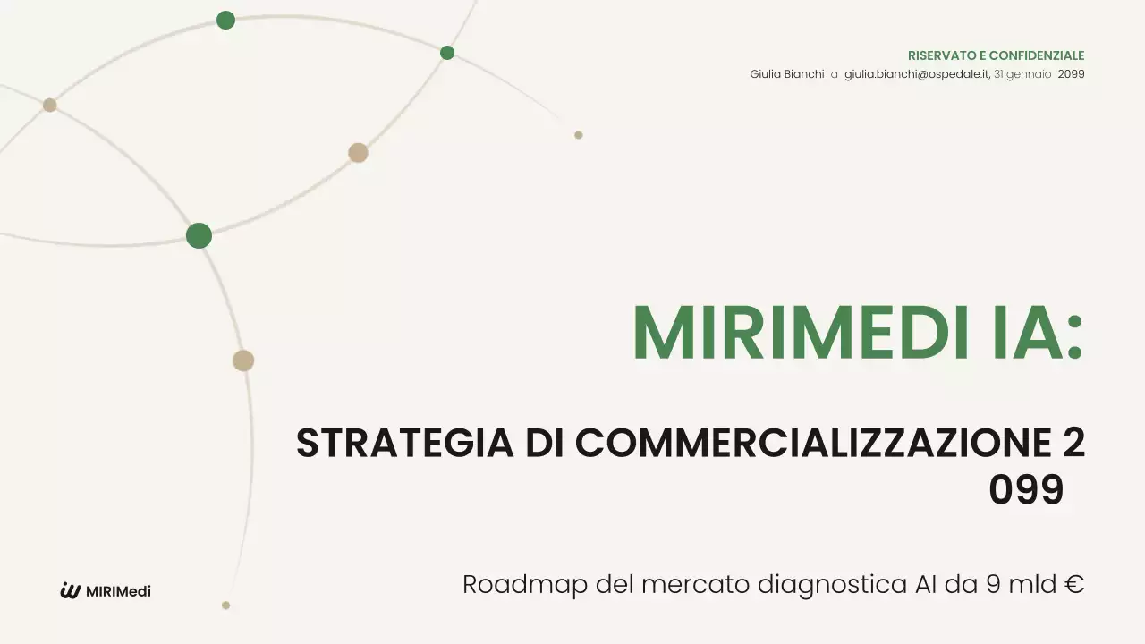 Presentazione aziendale semplice ed ecologica