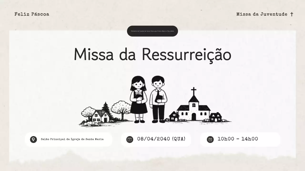 Apresentação de Ação de Graças da Juventude da Catedral Vintage de Ivory