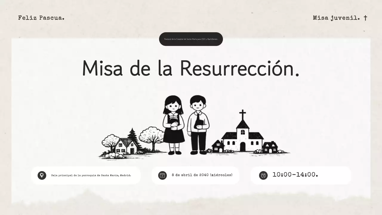 Presentación de Acción de Gracias de Resurrección Juvenil de la Catedral Vintage de Ivory