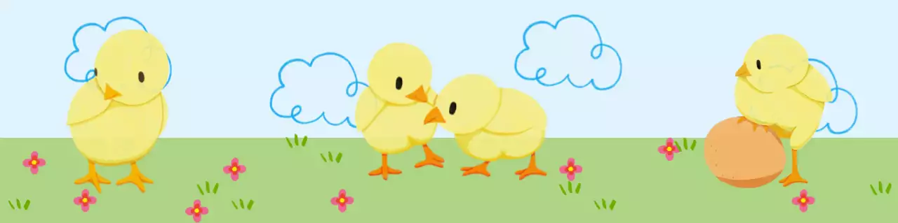 노랑 아기자기한 만화 짤