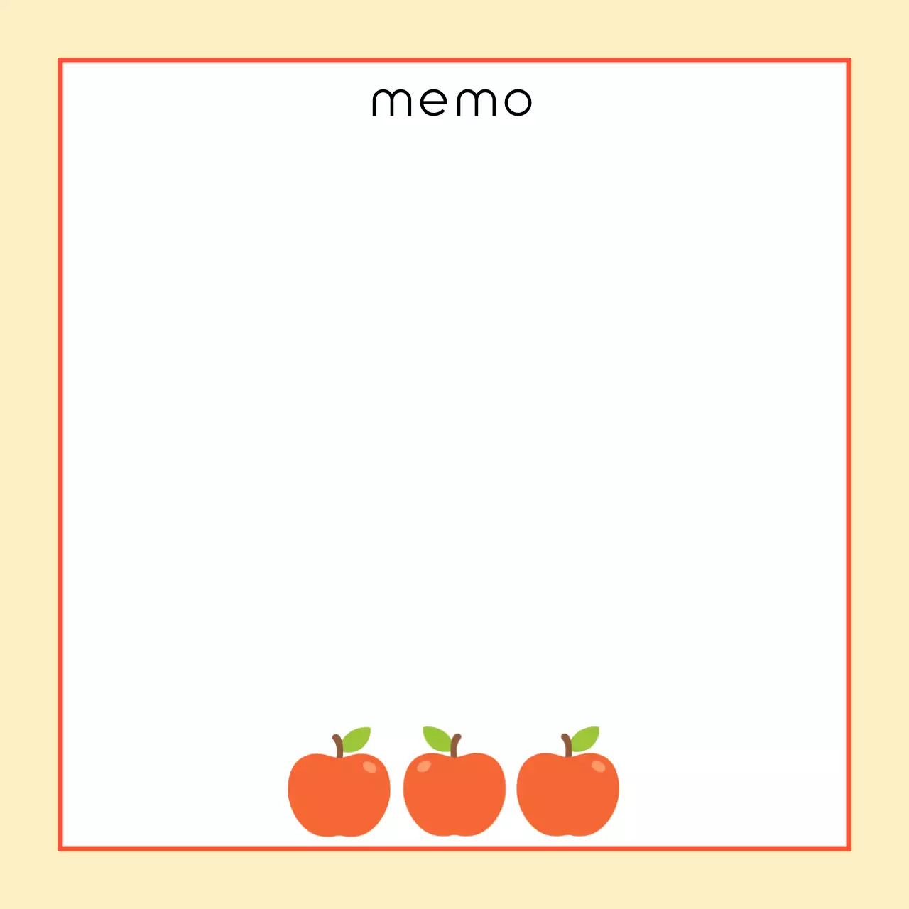 빨강 심플 편지