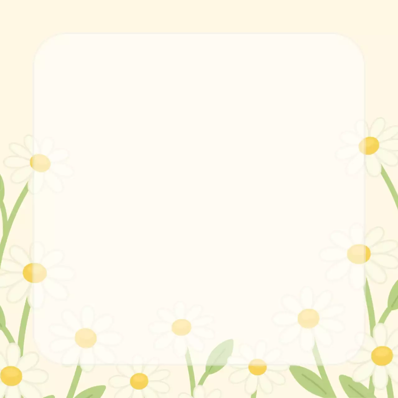 노랑 심플 편지