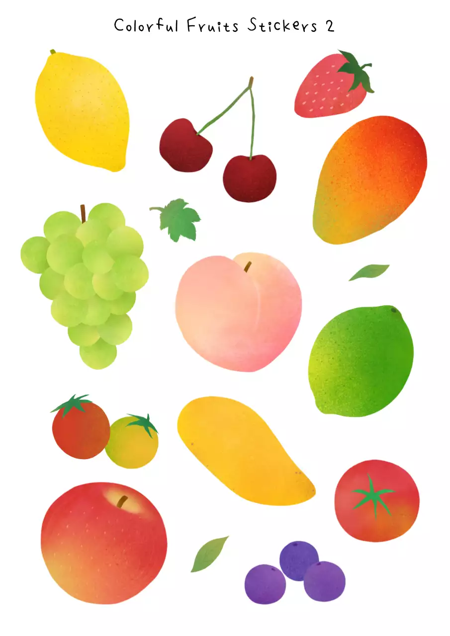 nhãn dán trái cây có kết cấu hạt trắng