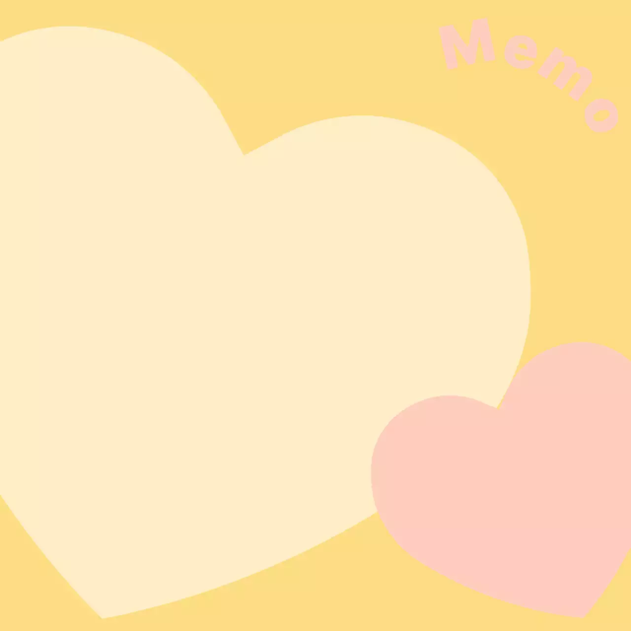 노랑 심플 엽서