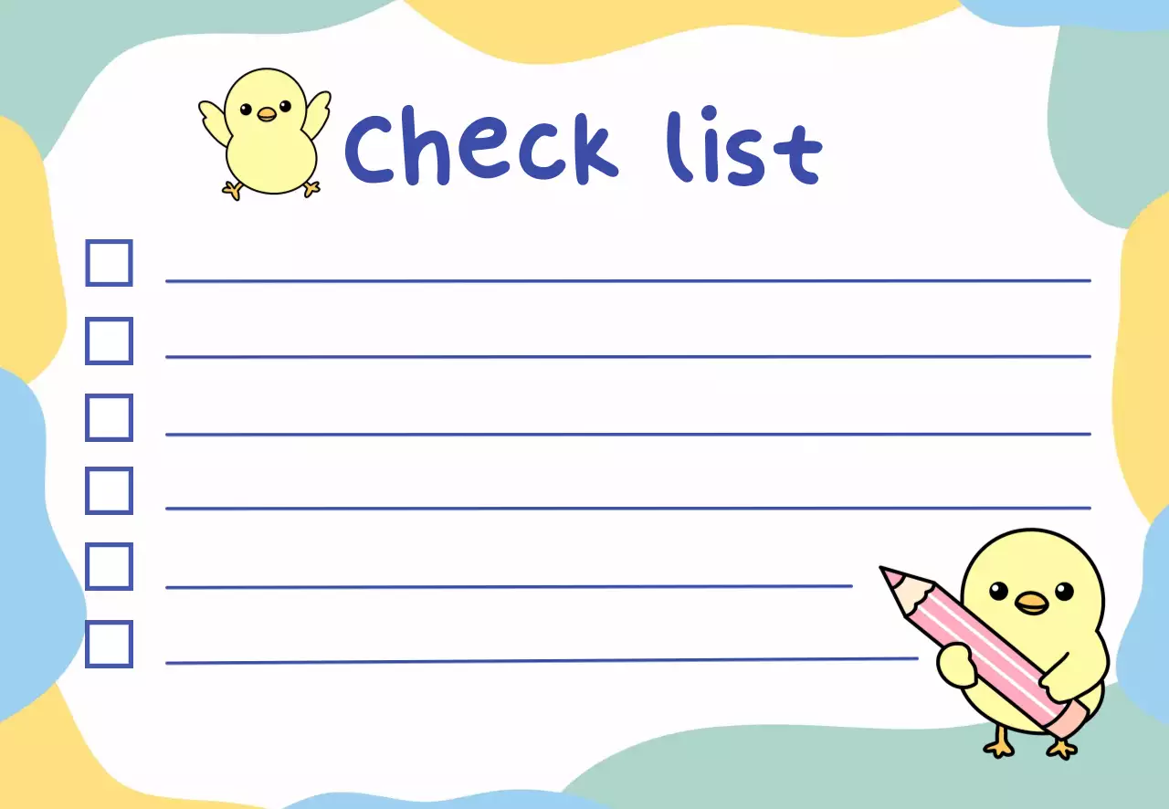 노랑 아기자기한 다꾸