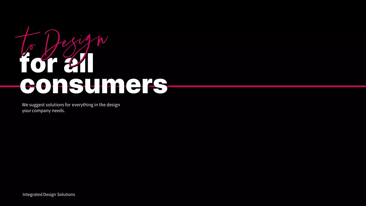 검정 모던 디자인 포트폴리오 홍보