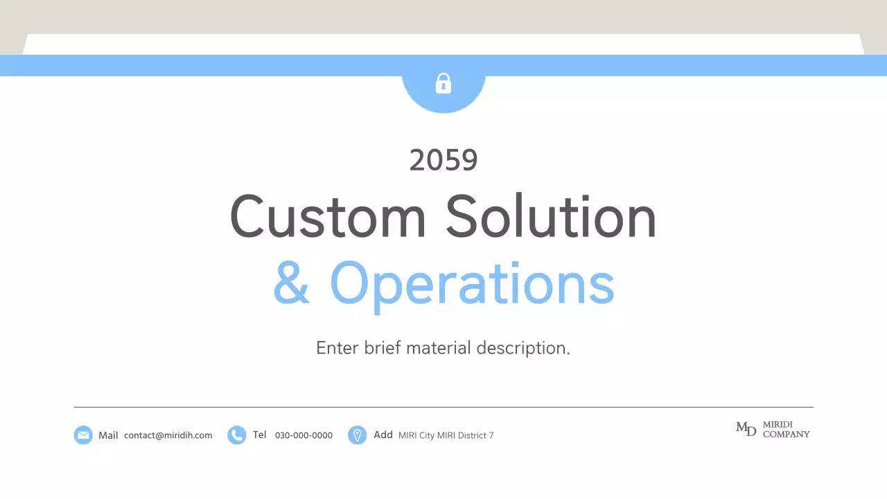 Rencana Solusi Kustom Blue Clean