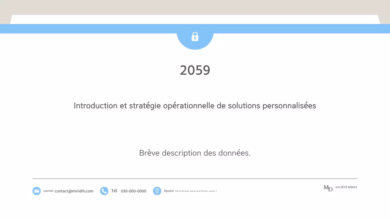 Plan de solution personnalisé Blue Clean